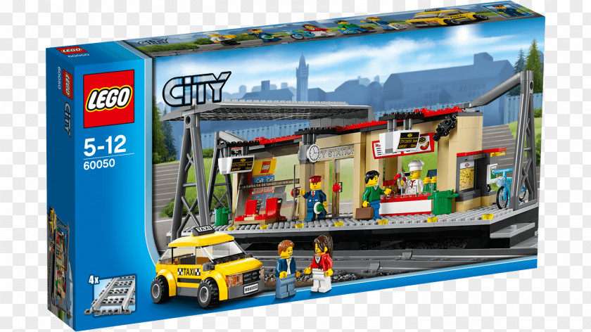 Toy LEGO 60050 City Train Station Lego Trains PNG