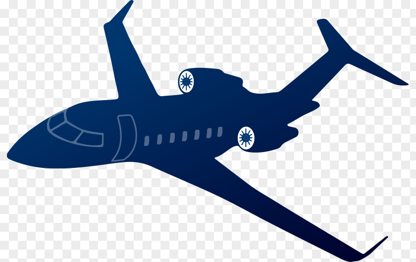 Airplane Aircraft Wing Business Jet Clip Art PNG