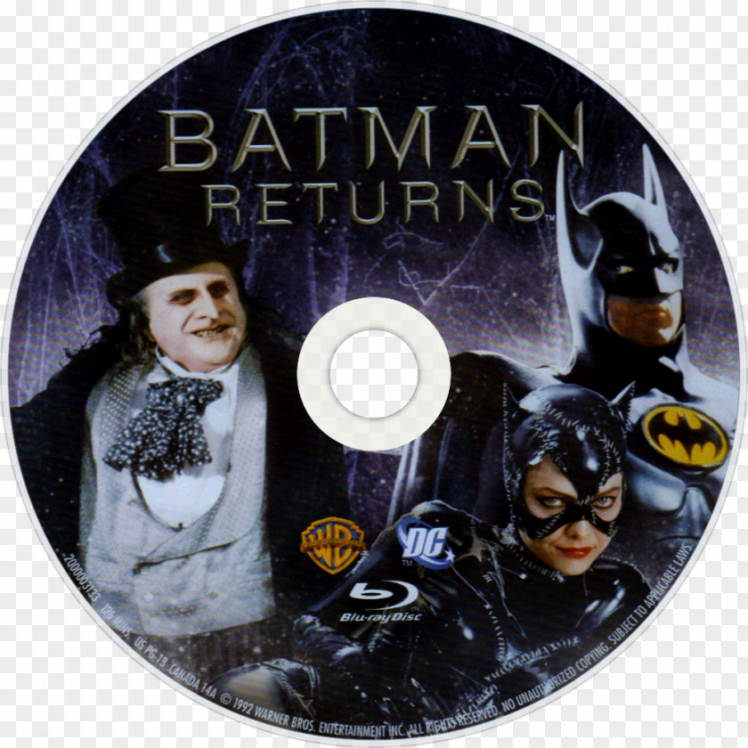 Batman Returns Blu-ray Disc DVD Digital Copy Film PNG