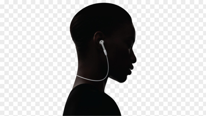 Black Hair Temple Apple Airpods Background PNG
