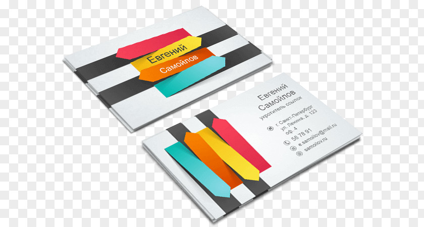 Business Cards Online Brand Material PNG