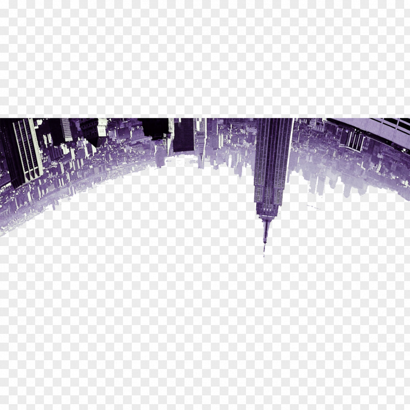 City Upside Down Clip Art PNG