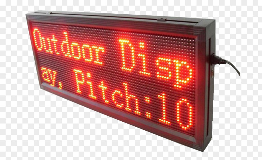 Display Board LED Device Signage Advertising Lighting PNG