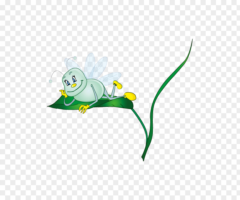 Elf On Vector Leaves Clip Art PNG