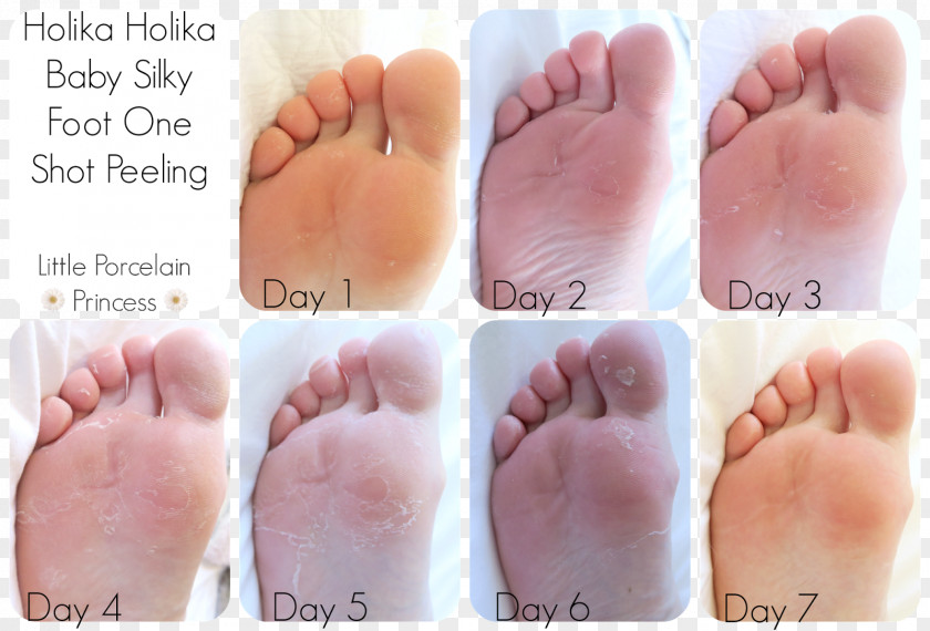 Nail Toe Holika Baby Silky Foot One Shot Peeling Skin PNG