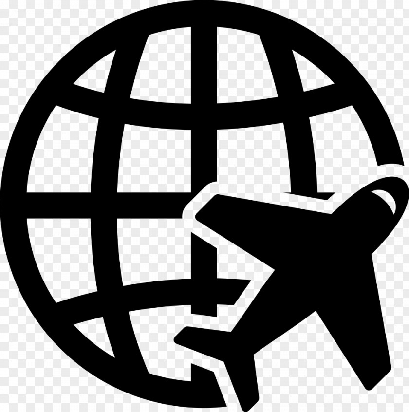 Airplane Globe PNG