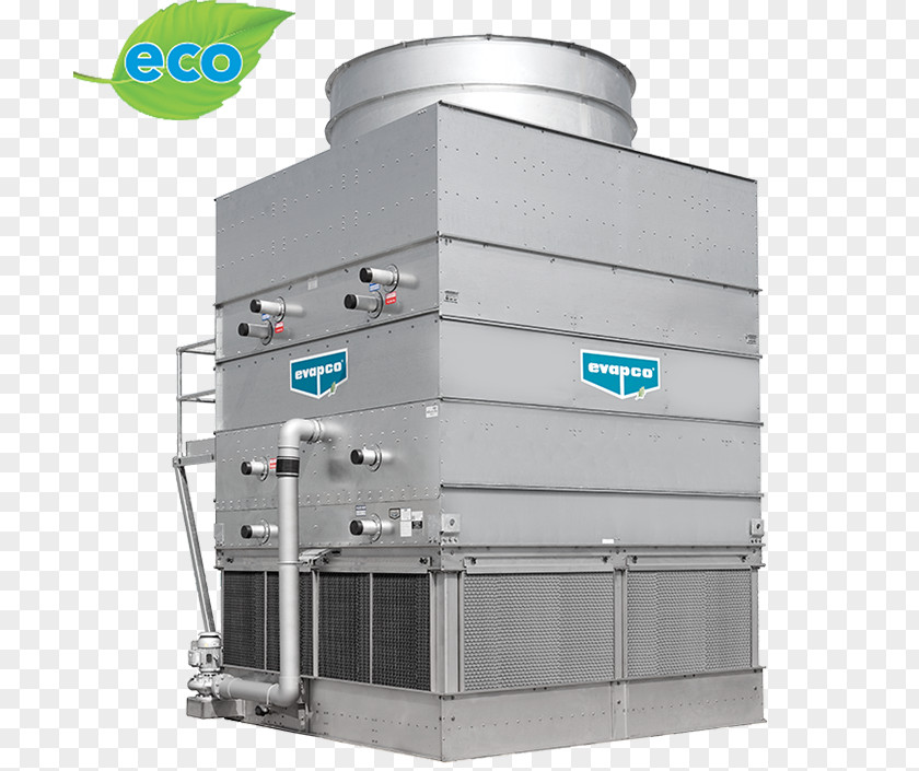 Cooling Tower Evaporative Cooler Machine Refrigeration Chiller PNG