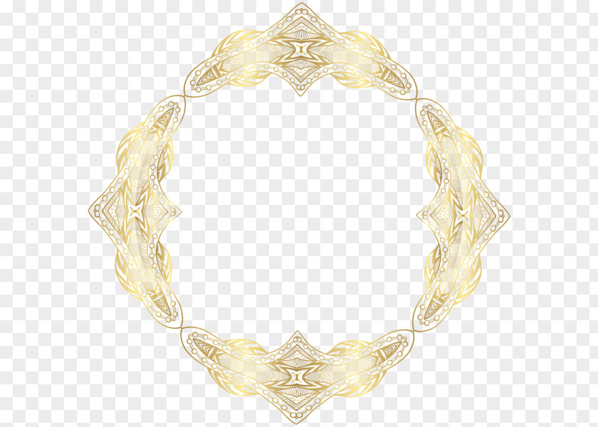 Gold Element Paper Clip Art PNG