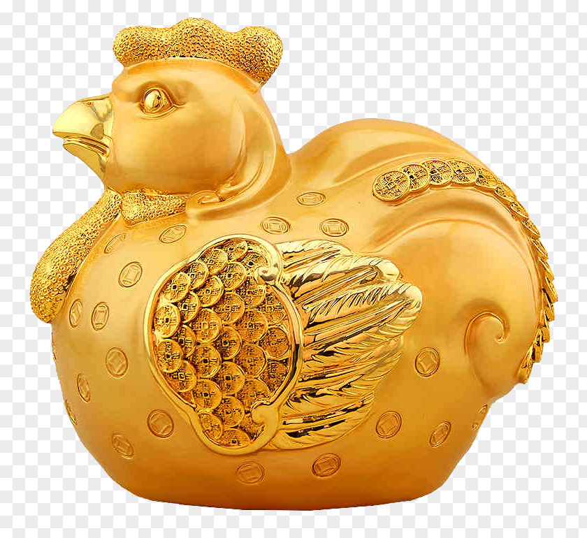 Golden Chicken Chinese Zodiac Tmall PNG