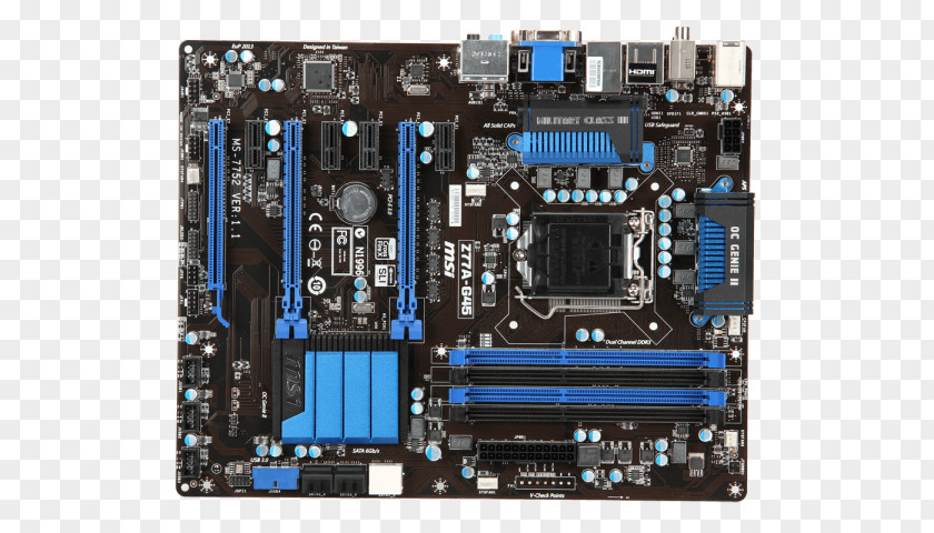 LGA 1155 Intel For Msi Ms-7752 Laptop Motherboard Z77A-G45 Ver:1.1 Skt Ddr3 100% ATX PNG