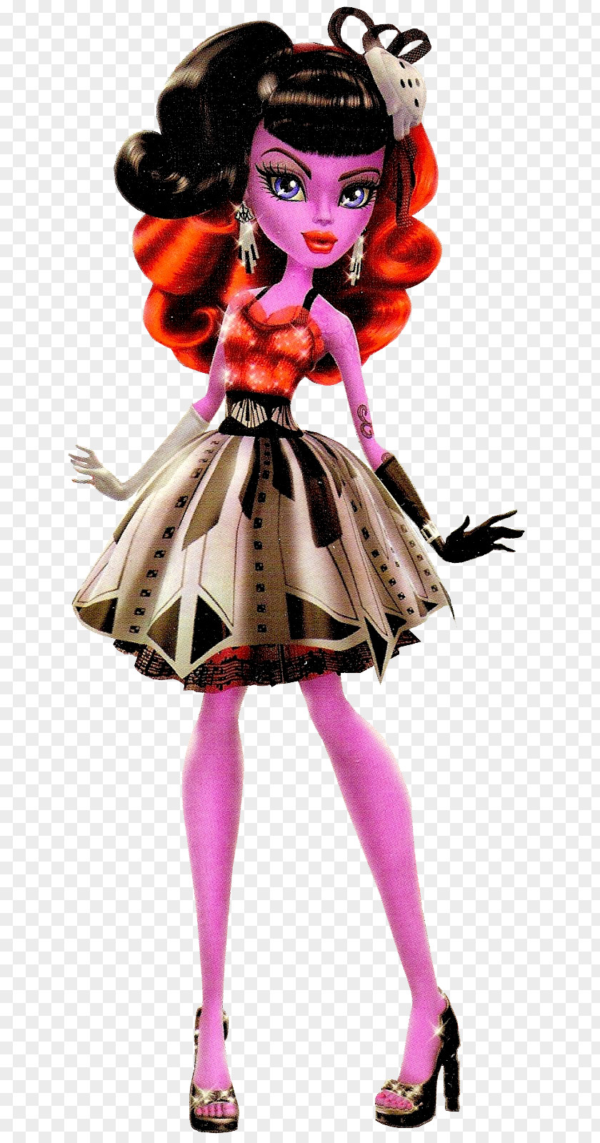 Barbie Monster High: Frights, Camera, Action! Clawdeen Wolf Doll PNG