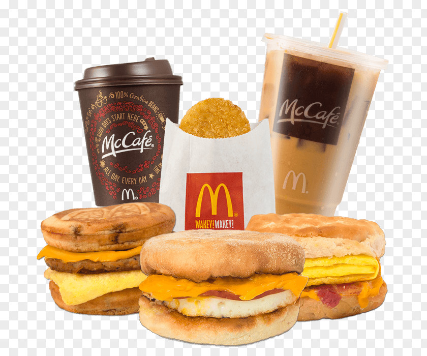 Breakfast Cheeseburger McGriddles Fast Food Hamburger PNG