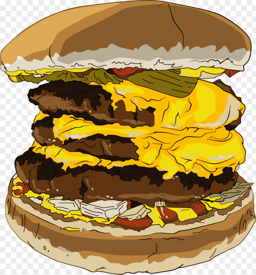 Burger And Sandwich Cheeseburger Hamburger Fast Food Ice Cream Cones French Fries PNG