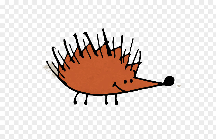 Cartoon Hedgehog Logo Poster PNG