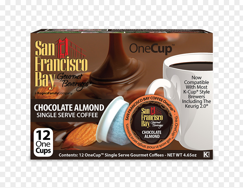 Coffee Instant San Francisco Bay CHOCOLATE ALMOND Ingredient PNG