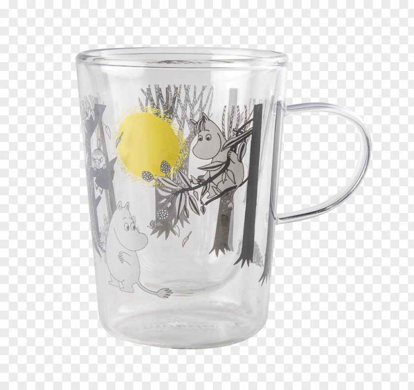 Mug Glass Tableware Moomins Moomintroll PNG