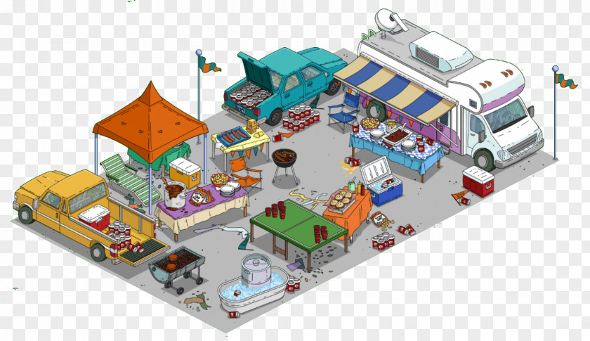 August 15th The Simpsons: Tapped Out Tailgate Party Game Futurama: Worlds Of Tomorrow Springfield PNG