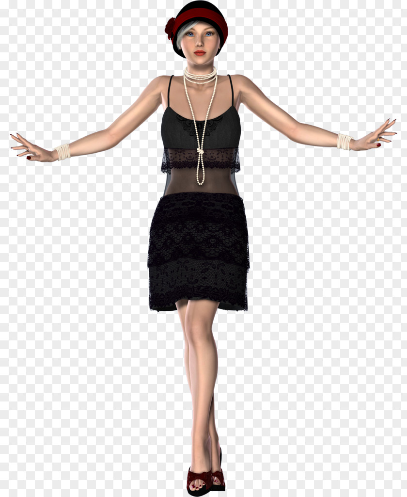 Flappers 1920s Flapper Fashion Clip Art PNG