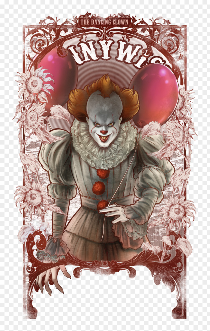 Pennywise The Clown It Art Dance Drawing PNG