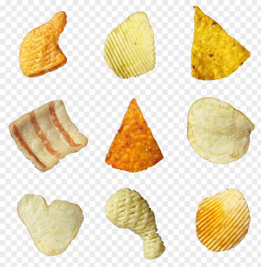 9 Chips Potato Chip French Fries Cake Junk Food PNG
