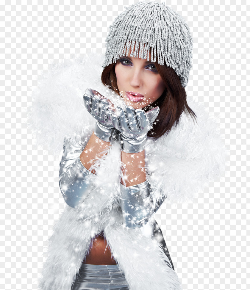 Blog Woman Winter PaintShop Pro PNG