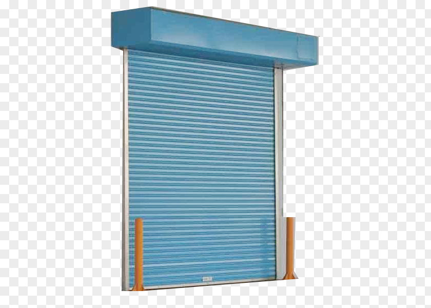 Blue Material Shutter Door Window PNG