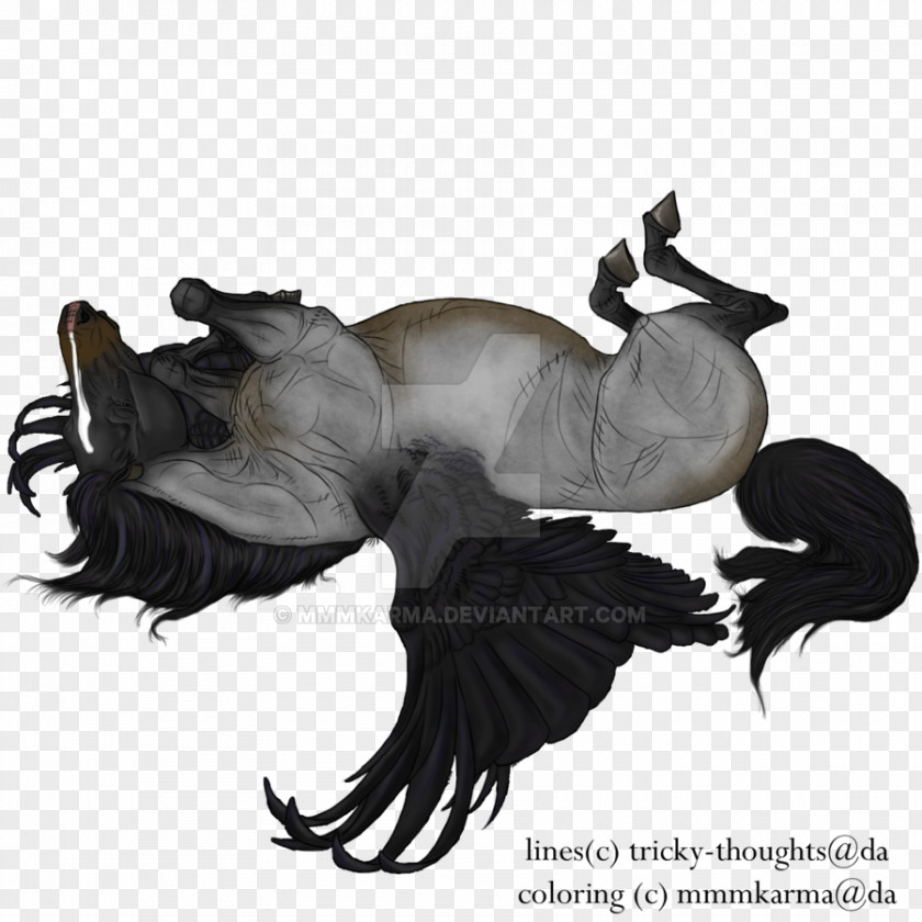 Blue Pegasus Horse Digital Art DeviantArt Roan Mane PNG