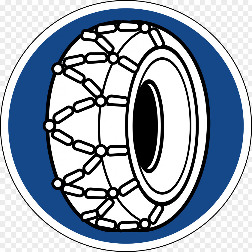 Car Snow Chains Tire Traffic Sign Rim PNG