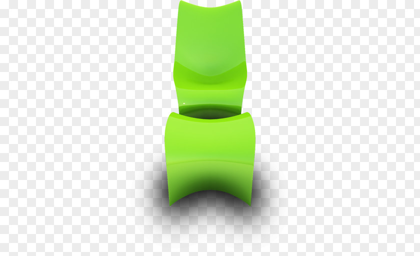 Green Stylish Chair Seat Stool Couch PNG