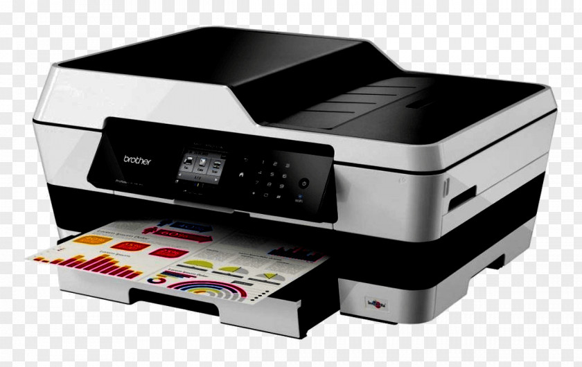 Printer Multi-function Inkjet Printing Brother Industries PNG