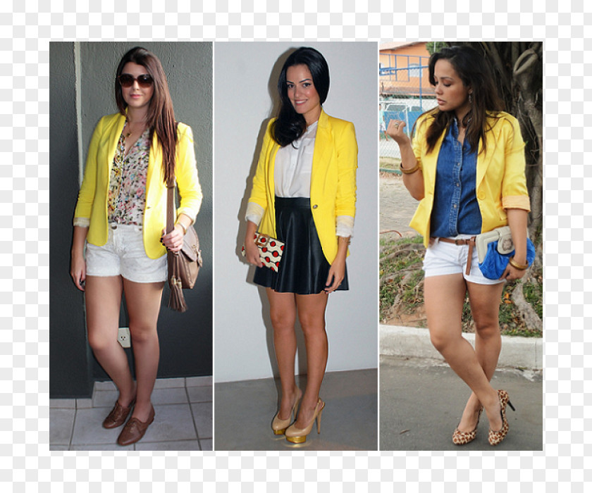 T-shirt Blazer Yellow Jeans Fashion PNG