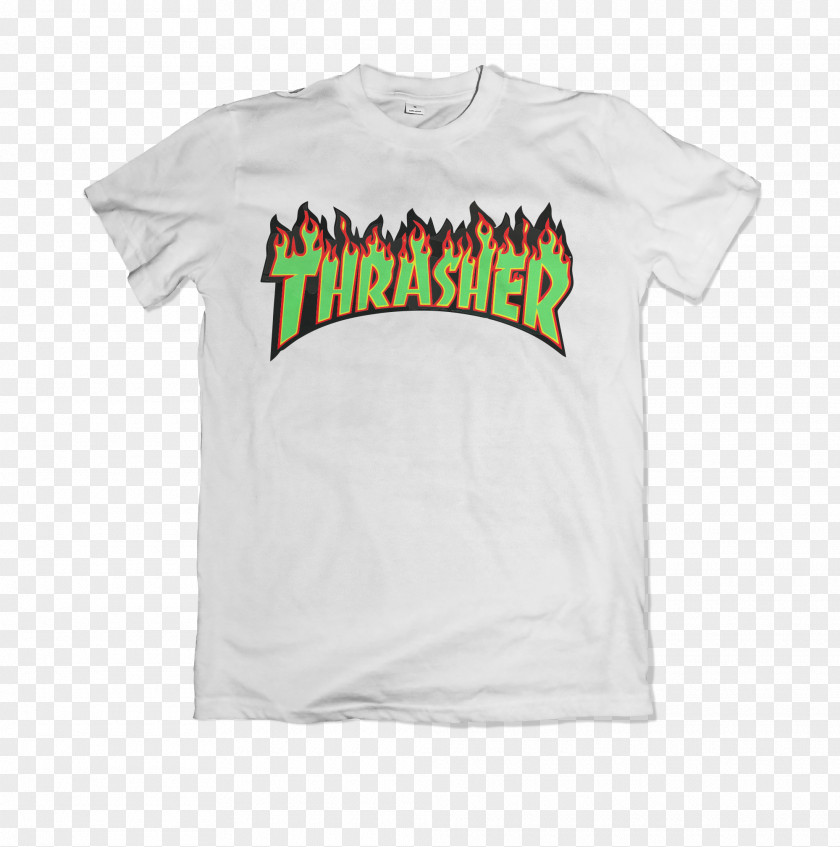 T-shirt Hoodie Thrasher Skateboarding PNG