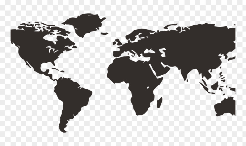 World Map Globe Scale PNG