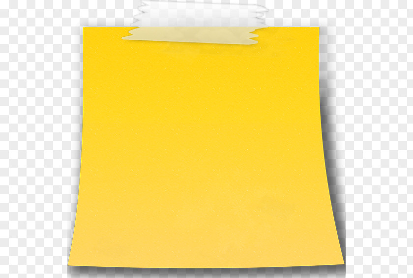 Yellow Sticky Notes Paper Post-it Note Adhesive Tape Sticker PNG