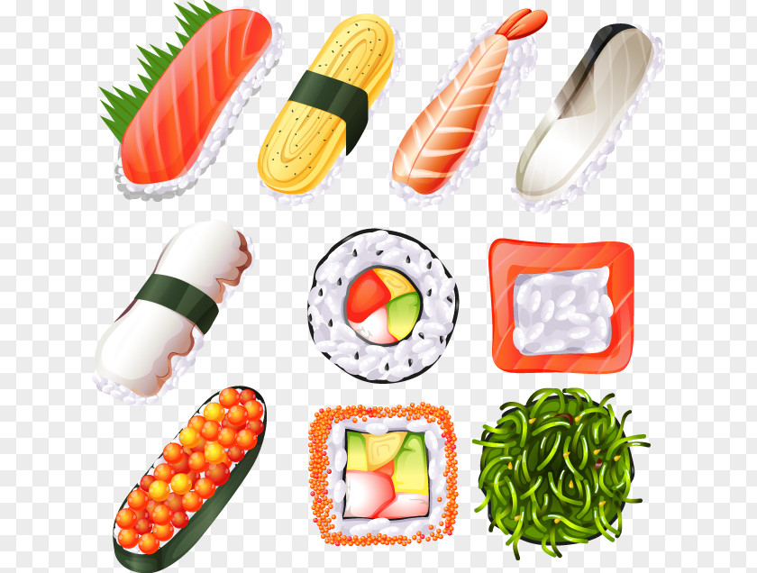 Japanese Sushi Cuisine Seafood Stock Photography Fish PNG