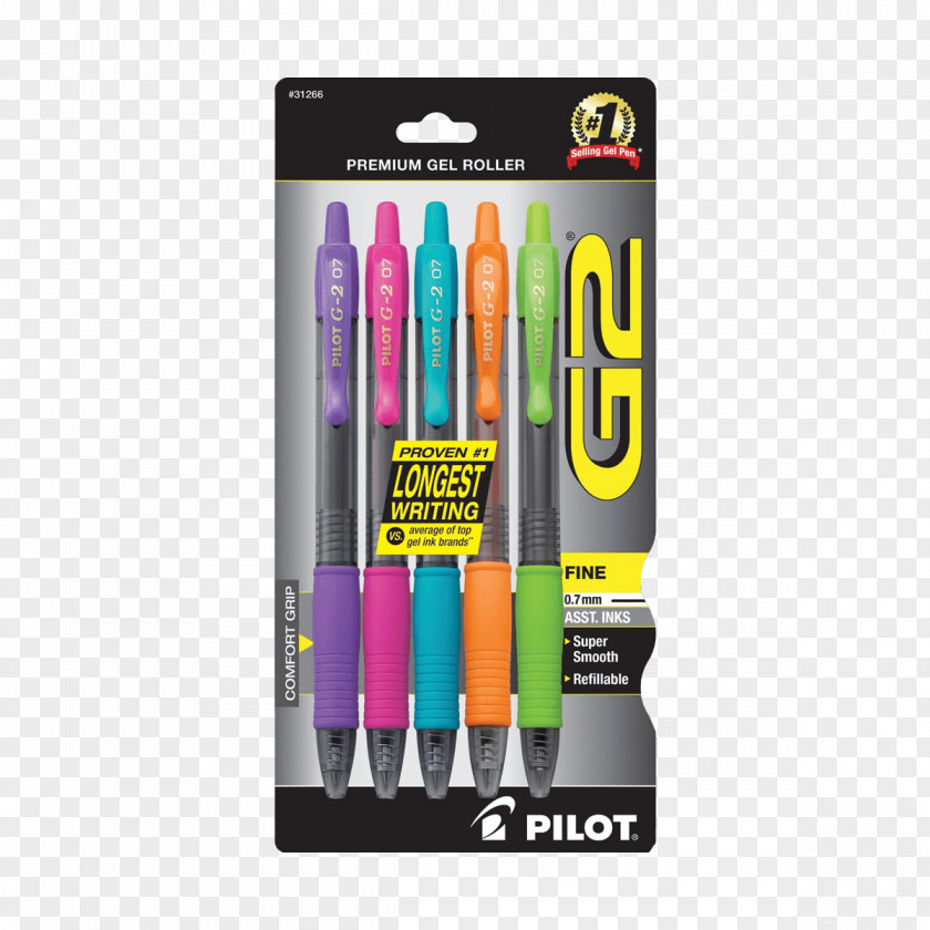 Pen Rollerball Gel Pilot G2 Ballpoint PNG