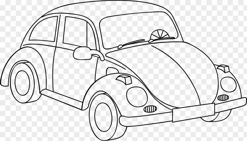 Car Volkswagen Beetle Ausmalbild Bugatti Automobiles PNG