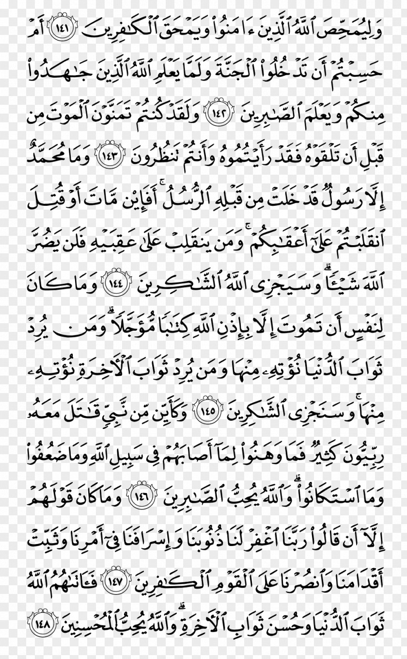 Quran Pak Mus'haf Tafsir Allah Al-Baqara PNG