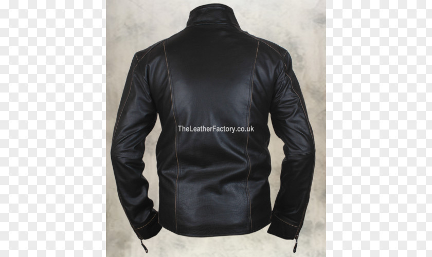 Solid Leather Coat Jacket Textile Sleeve PNG