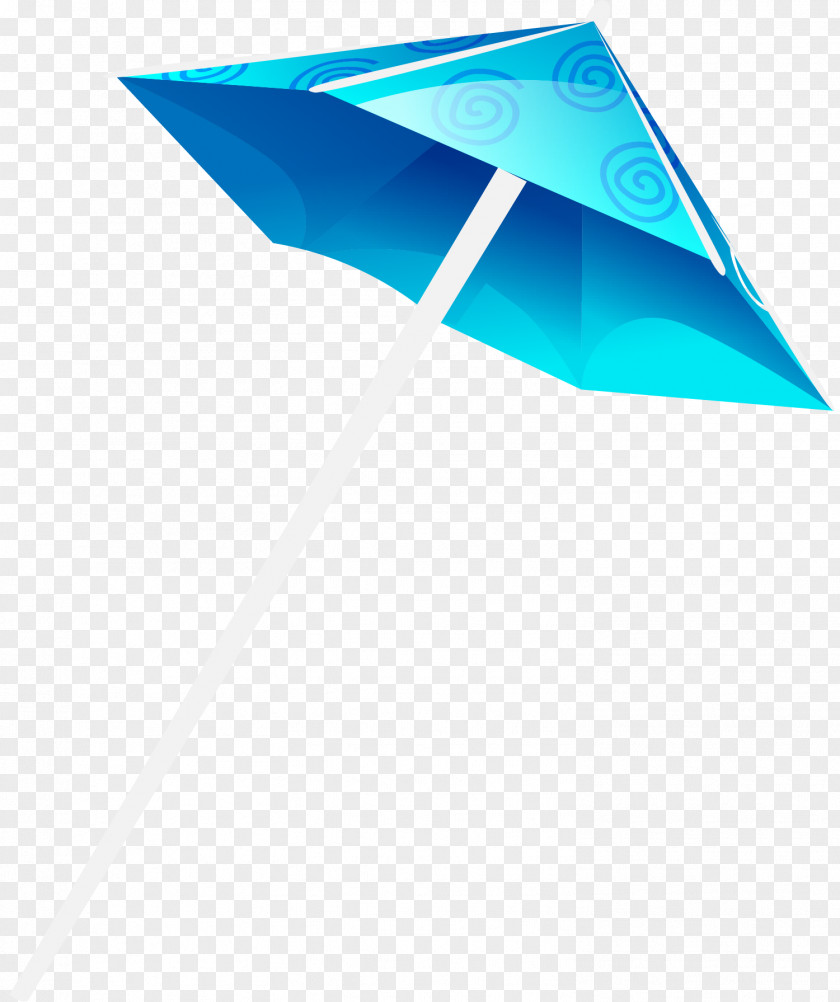 Blue Umbrella Light PNG