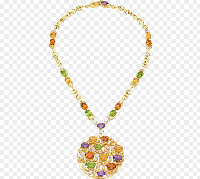 Creative Necklace Bulgari Jewellery Diamond Gemstone PNG
