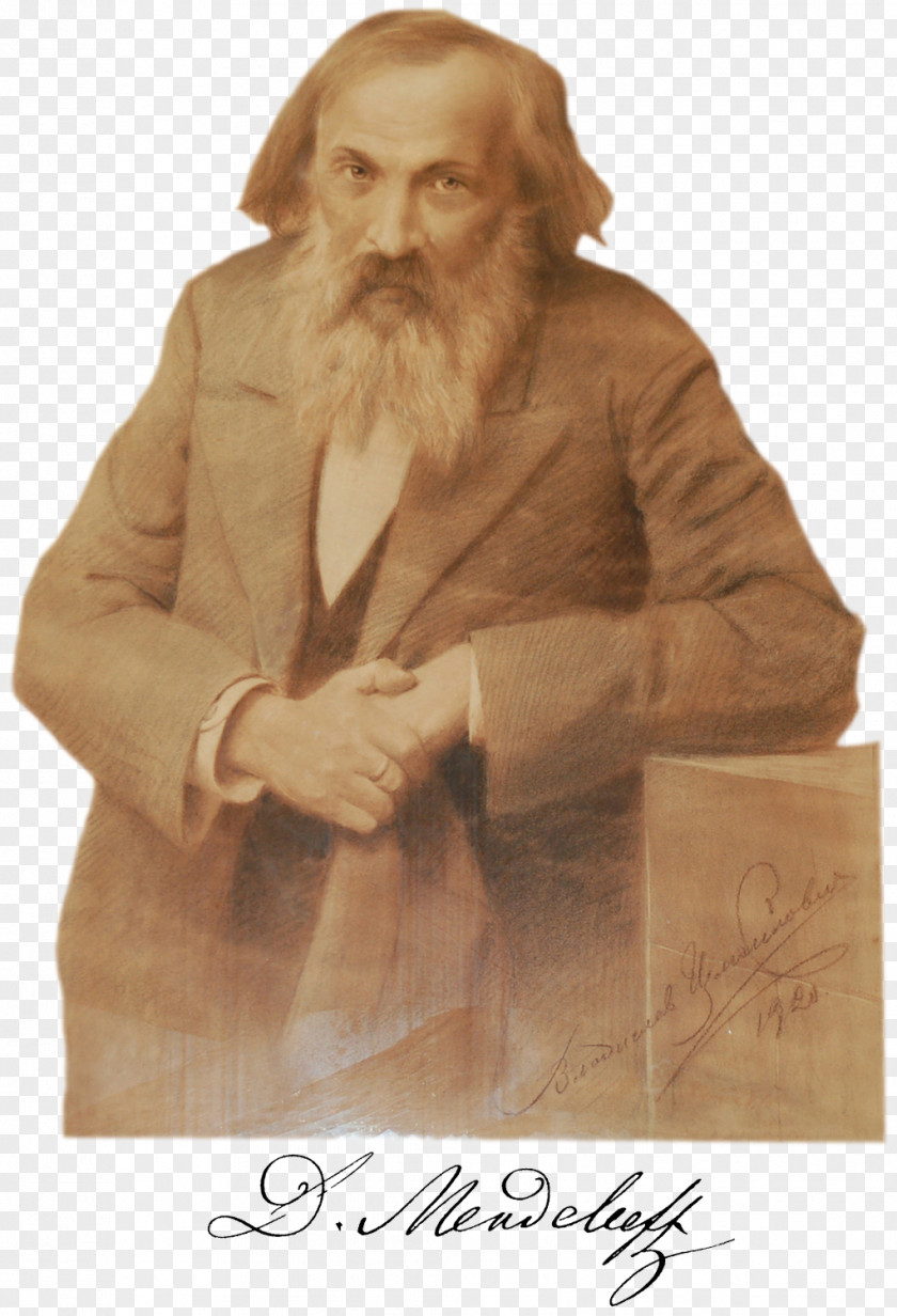 Scientist Dmitri Mendeleev Tobolsk Periodic Table Trends PNG
