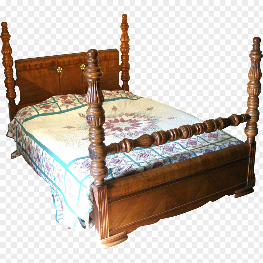 Wood Bed Frame Carving Bedroom Furniture Sets PNG