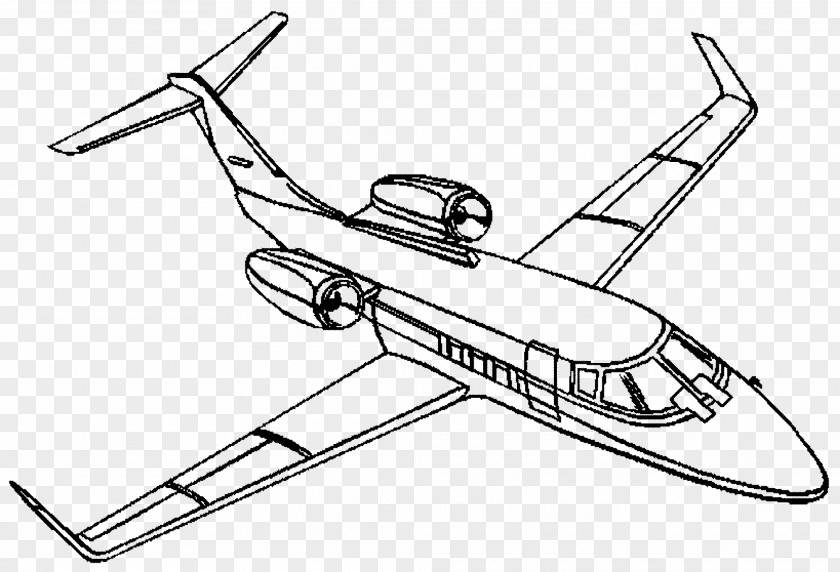 Airplane Coloring Book Fixed-wing Aircraft Jet PNG