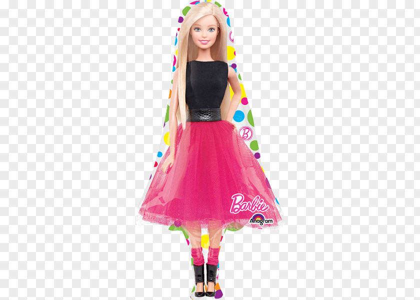 Balloon Gas Barbie Birthday Party PNG