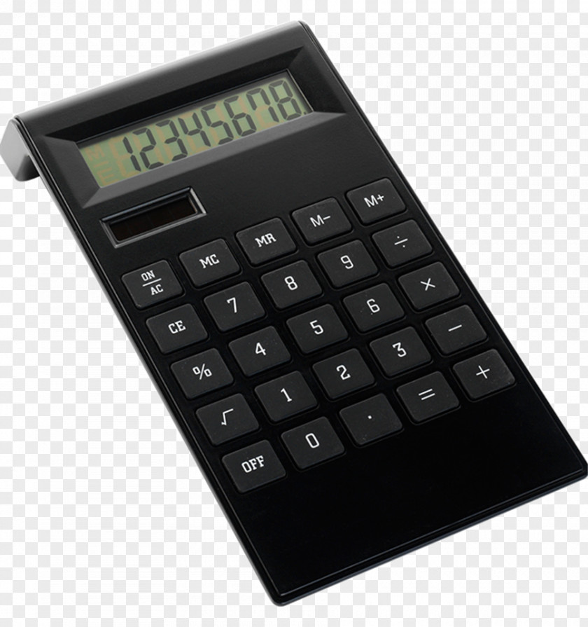 Calculator Solar-powered Promotional Merchandise PNG