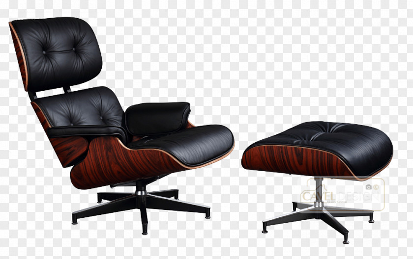 Chair Eames Lounge Wood And Ottoman Charles Ray PNG