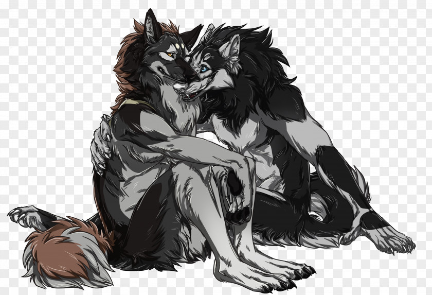 Dog Werewolf Drawing Art Cat PNG