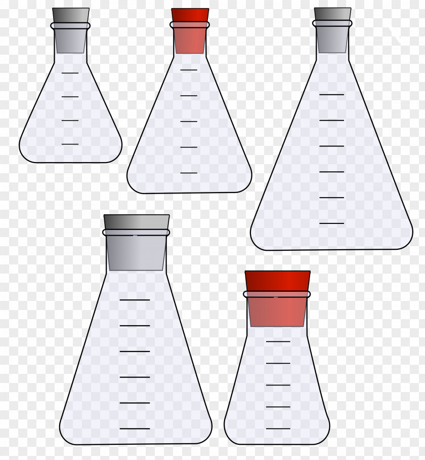 Flask Laboratory Flasks Erlenmeyer Chemistry Clip Art PNG