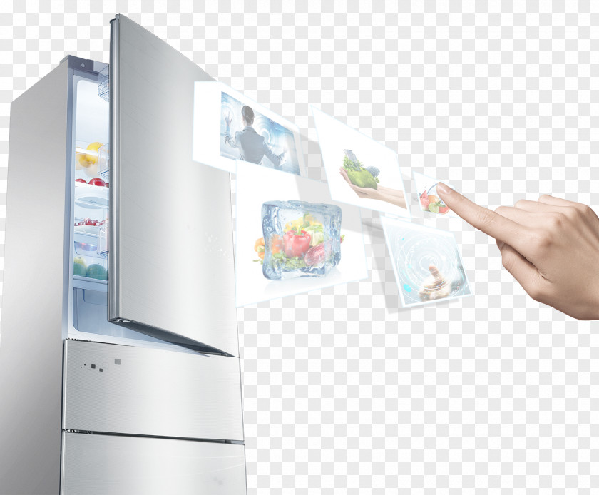 Intelligent Technology Refrigerator Major Appliance Home Icon PNG